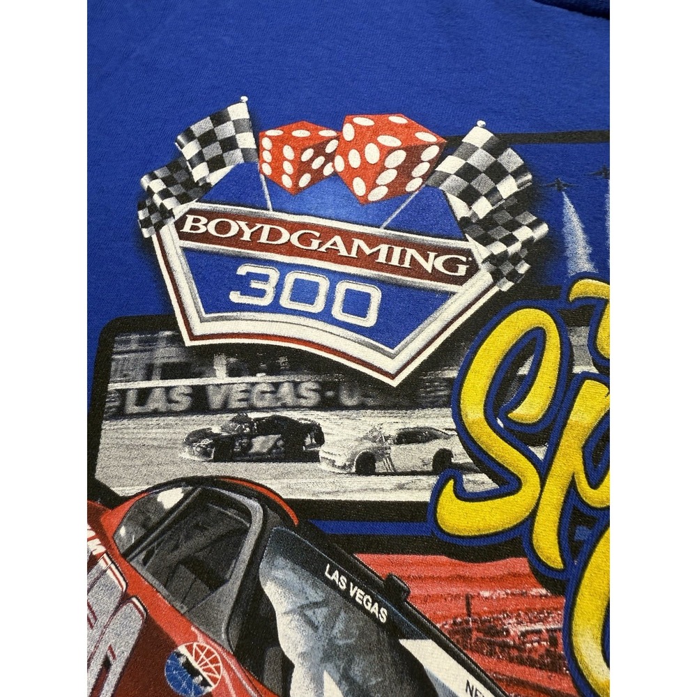 NASCAR Boyd Gaming‎ 300 Las Vegas Motor Speedway T-Shirt Men's Racing Tee 2xl - Picture 4 of 10